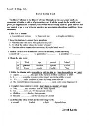 English Worksheet: testing algerian pupils literature and philosophy