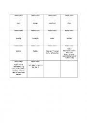 English Worksheet: 