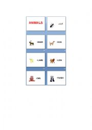 English Worksheet: Animals