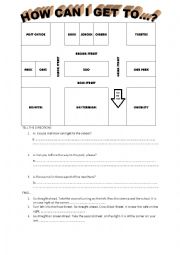 English Worksheet: directions