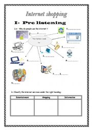 English Worksheet: Internet shopping: Lesson 2 / Module4