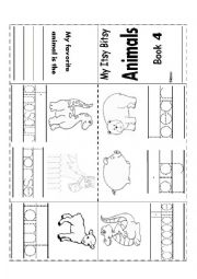 English Worksheet: Book of Animals 4