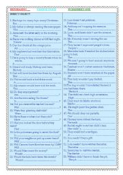 English Worksheet:          REPHRASING            Passive Voice (Two  objects)