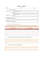 English Worksheet: Test - Simple Past - Regular and Irregular verbs