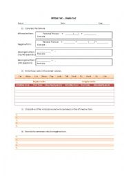 Test - Simple Past - Regular and Irregular verbs