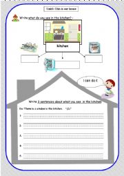 English Worksheet: House 