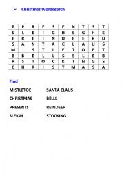 Christmas Wordsearch