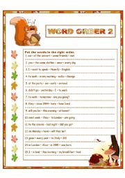 Word Order 2