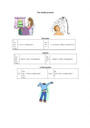 English Worksheet: The Simple Present