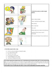 English Worksheet: giving advice