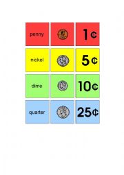 Color Coded Coin Practice 