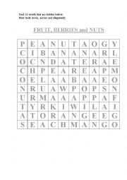 English Worksheet: Wordsearch