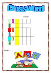 English Worksheet: numbers