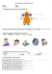 5th Grade 2nd EXAM