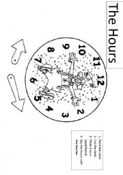 English Worksheet: The hours