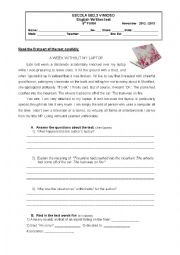 English Worksheet: test