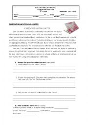 English Worksheet: test