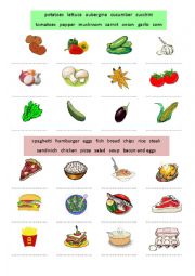 English Worksheet: Food and drinks II