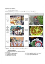 English Worksheet: Snapshot-new interchange 1