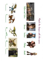 English Worksheet: How to Train Your Dragon