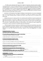 English Worksheet: citizenship