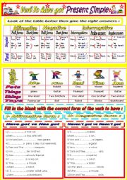 English Worksheet: To have got ( 2 pages)