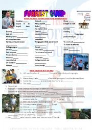 English Worksheet: FORREST GUMP full movie worksheet