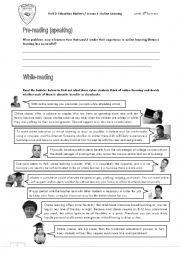 English Worksheet: Unit.2_Lesson.4 [Online.Learning]