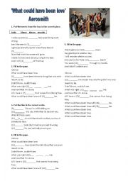English Worksheet: Aerosmith What could have been love