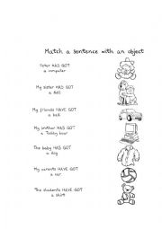 English Worksheet: Have Got