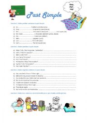 English Worksheet: Past Simple activities