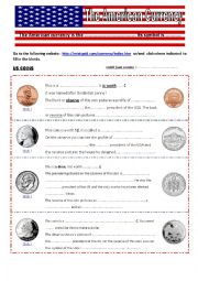 English Worksheet: The American currency