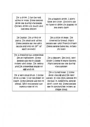 English Worksheet: Food Riddles