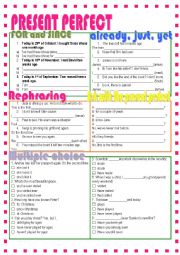 English Worksheet: Present Perfect