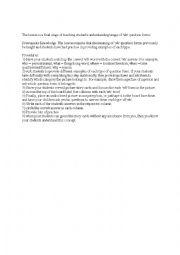 English Worksheet: plan