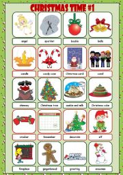 Christmas Time Picture Dictionary#1