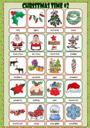 Christmas Time Picture Dictionary#2