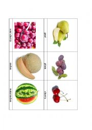 English Worksheet: fruit 2