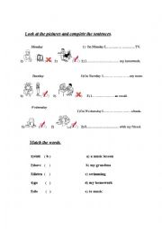 English Worksheet: present simple