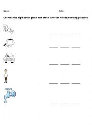 English Worksheet: Vowel 