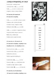 English Worksheet: lenka-everthing at once