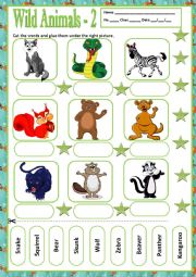 WILD ANIMALS 2 - MATCHING