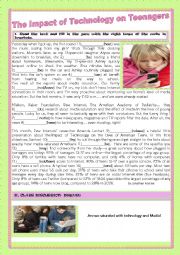 THE IMPACT OF TECHNOLOGY ON TEENS