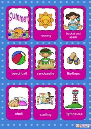 Seasons Flashcards - Part 4 - Summer