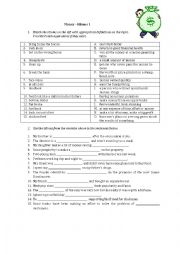 English Worksheet: Money - idioms (A-F)