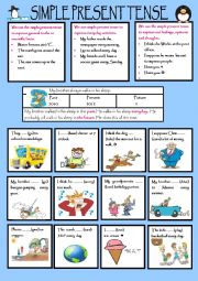 English Worksheet: Simple Present Tense