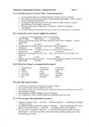 lexical test on motivation and managemetn styles