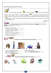 English Worksheet: mixed ability worksheet