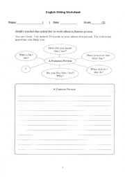 English Worksheet: spend pocket money