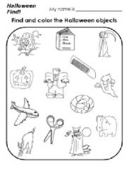 English Worksheet: Halloween